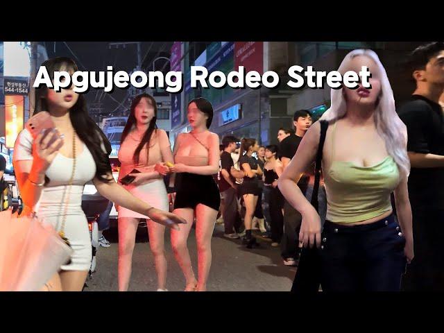 [4K SEOUL KOREA]  넘사벽 불금 새벽 압구정클럽 압구정로데오/Apgujeong#SEOUL/KOREA/City Stroll