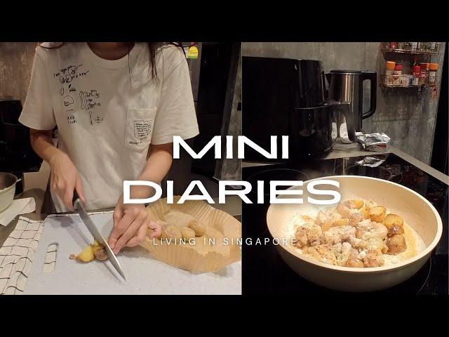 Mini Diaries in Singapore: Adulting, making protein bars and cooking dinner!