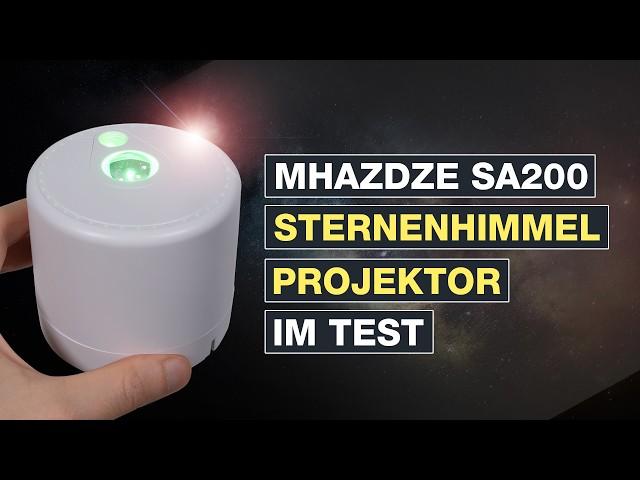 Sternenhimmel Projektor LED MHAZDZE SA200 im Praxistest - BESTSELLER WARUM? - Testventure