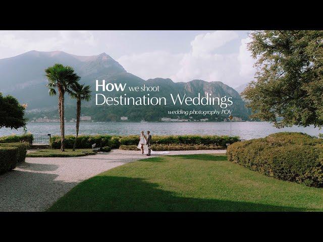 Stunning Lake Como Wedding Shoot REVEALED by UK Wedding Photographer!