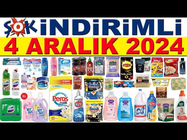 ŞOK 4 ARALIK 2024 İNDİRİMLİ TEMİZLİK VE GIDA ÜRÜNLERİ | ŞOKTA BU HAFTA DETERJAN & GIDA FİYATLARI