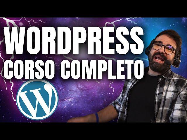 WORDPRESS  corso GRATIS per FARE SITI WEB senza programmare!