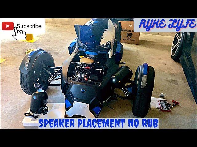 Can am ryker- DIY - AUDIO INSTALL ON 2021 RYKER RALLY -P3 SPEAKER PLACEMENT