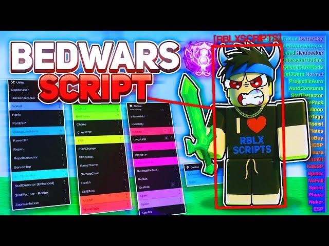 Roblox BEDWARS Script Hack for KILL AURA, FLY, AIMBOT, BED NUKER + ANTI CHEAT BYPASS and MORE..