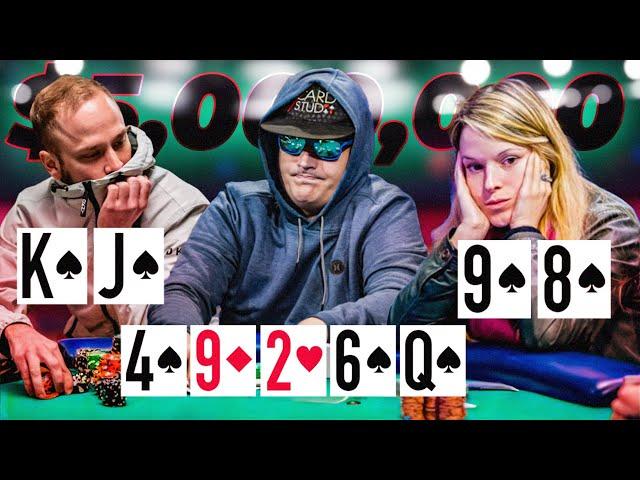 $5 Million Showdown: Epic Battles at the Main Event Final Table!