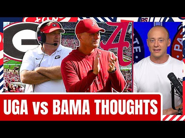 UGA vs Alabama - Josh Pate's Early Thoughts