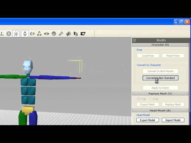 3DXchange5 Tutorial - Importing 3DS Max Character Studio Characters to iClone