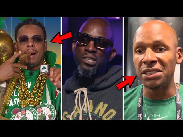 Paul Pierce, Kevin Garnett & Ray Allen Reaction To Boston Celtics Winning The 2024 NBA Championship!