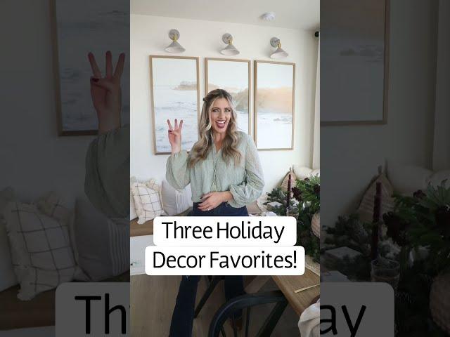 HOLIDAY DECOR FINDS || CHRISTMAS DECOR || HOLIDAY DECORATING IDEAS || #christmasdecor #holidaydecor