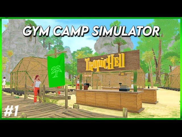 Embark On A Tropical Island Fitness Adventure With Our Gym Camp Simulator EP#1