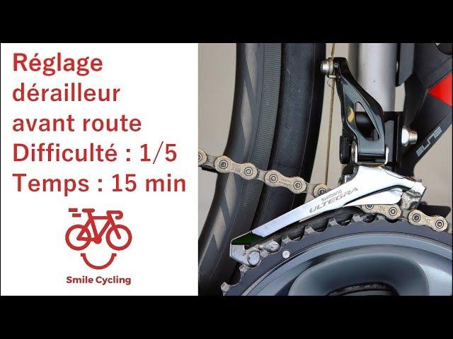 Réglage dérailleur avant route