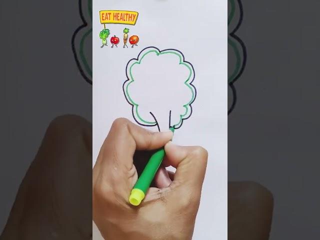 Draw Tree | Tree Drawing Easy | Drawing Shorts | #shorts #treedrawing #easydrawing