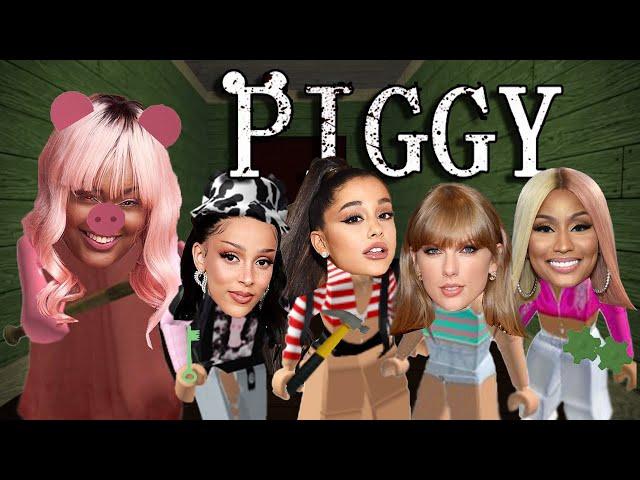 Celebrities Play PIGGY (Roblox)