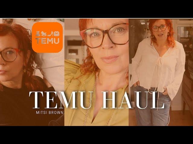 Temu haul and try on; we won't mention the C word! Barrel leg jeans, boho dresses