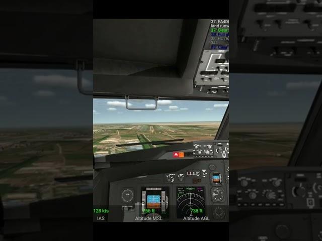 collision when landing RFS