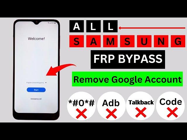 All Samsung FRP Bypass 2024, Samsung Google ID Lock Remove Android 12/13/14 New Method - July 2024