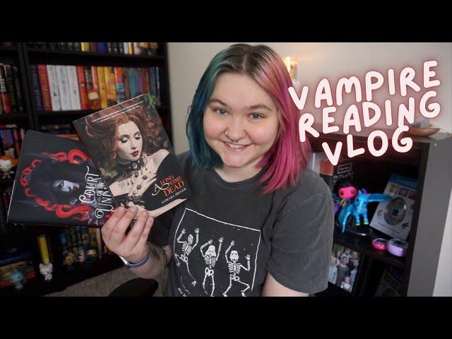 Sapphic/queer vampire fiction for pride month // 2023 reading vlog