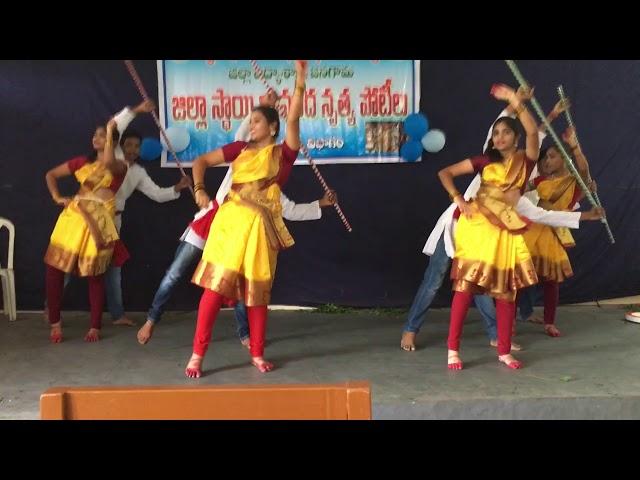 Telangana folk ## Rocking performance by our st marians  , Jangaon  ##Kala utsav##