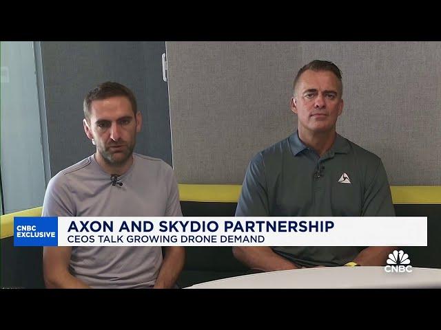 Axon and Skydio CEOs talk partnership developing first responder drones