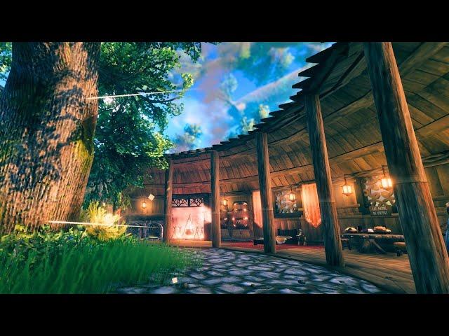 Open Courtyard Rotunda | A Valheim Build