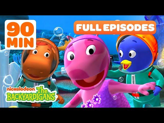 Tyrone & Pablo Find Mermaids + Castaways Adventure! w/ Uniqua | Full Episodes | The Backyardigans