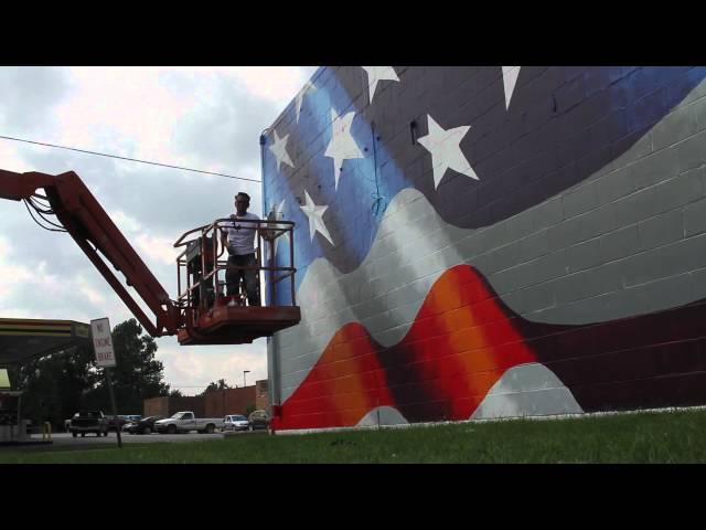 Scott LoBaido American Flag Tribute to Kyle Hockenberry