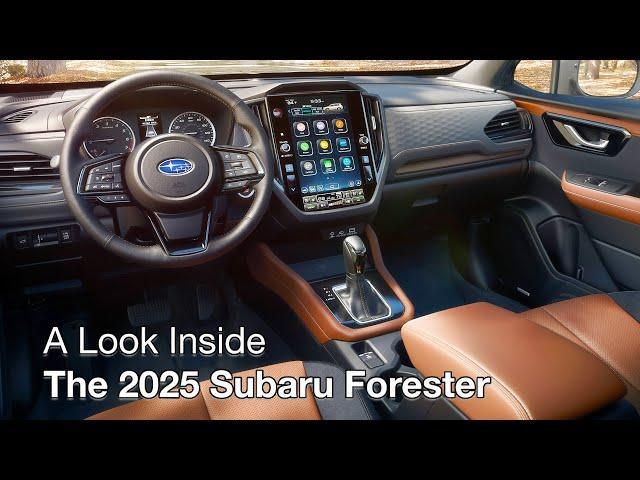 New 2025 Subaru Forester Interior – The redesigned Forester compact SUV