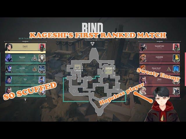 A Friendly and Dumb Valorant Gameplay | Kageshi's First Ranked Match