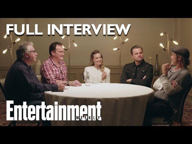 Once Upon A Time In Hollywood Roundtable: Brad Pitt, Leonardo DiCaprio, More | Entertainment Weekly