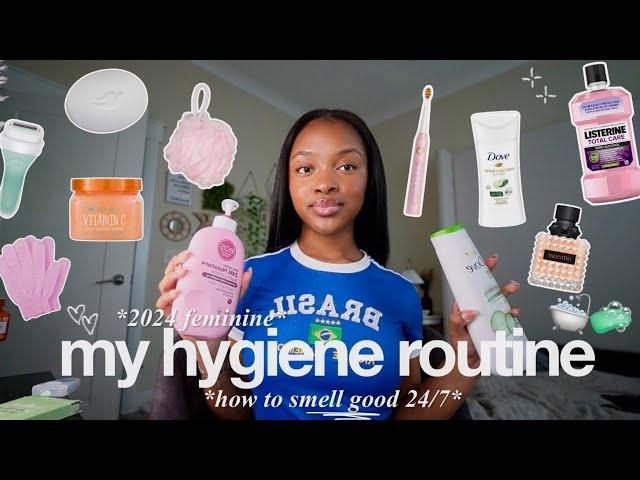 MY HYGIENE ROUTINE  | *tips on smelling good 24/7* bodycare, hair,  skin, etc