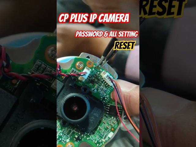 CP Plus ip camera password & Default Setting Reset #cctv #password #ipcamera #reset
