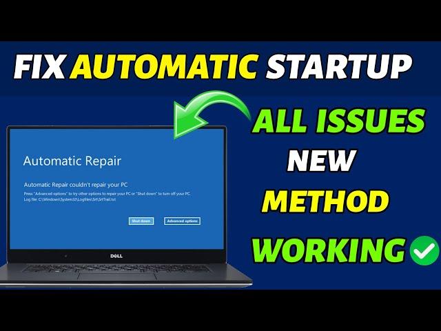 Fix Automatic Repair Loop in Windows 10 & 11 | Startup Repair Couldn’t Repair Your PC - 100% Work