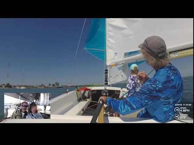 Jibing a Flying Scot with Jeff & Amy Linton
