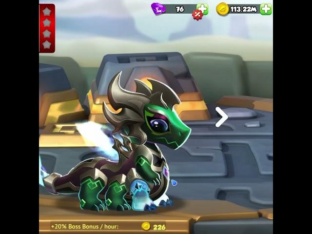 #Short - Hatched Tyrant Daemonia Dragon - Dragon Mania Legends