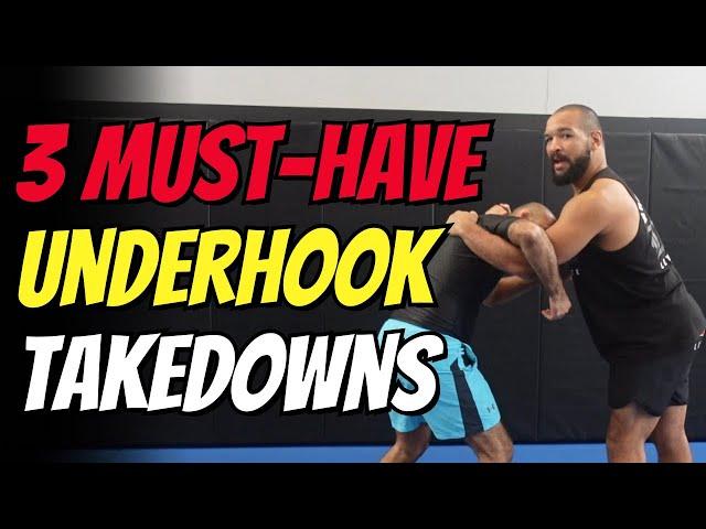 3 Underhook Takedowns That EVERYONE Should Know (That Actually WORK)