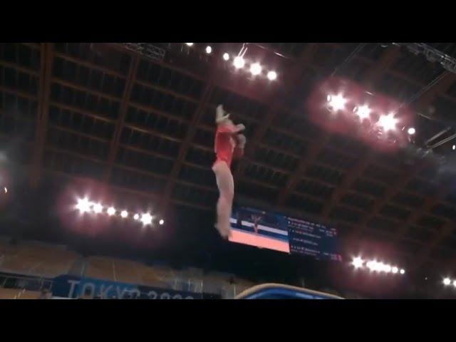 Jade Carey - HUGE Amanar Vault At Tokyo 2021 Qualifications