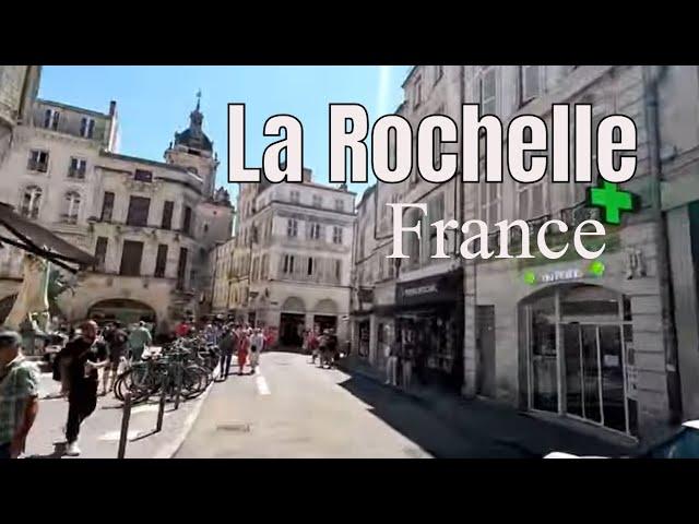 la rochelle a historic city 4k - Driving- French region