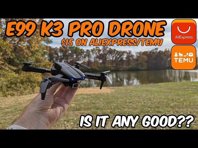 E99 K3 Pro 4k Camera Drone | Is this $15 Drone from Aliexpress/Temu Any Good??