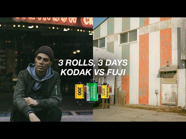 Kodak VS FUJI - A Week Shooting Film Photography on the Streets