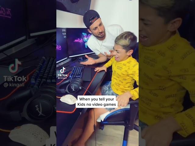 When you tell your kids no video games Royalty family tiktok