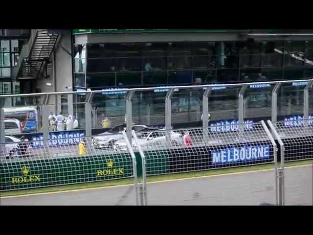 F1 2014 Australian Grand Prix - V8 Supercars Race 4 - Race Action, Last Lap & Podium Celebration