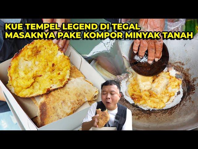 UMUR 80 TAHUN MASIH SEMANGAT JUALAN KUE TEMPEL! KUE LEGEND KHAS TEGAL!