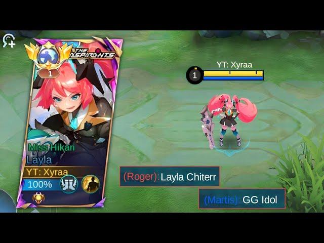 Ketemu Subscriber Di Rank, Langsung Pake Build Auto Win Layla!! | Top Global Layla - Mobile Legends