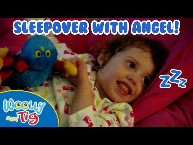 @WoollyandTigOfficial - 🩷 Pyjama Party with Angel  | Full Episode | Toy Spider | TV Show for Kids