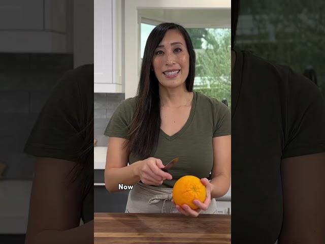 Easy Way to Peel an Orange! 