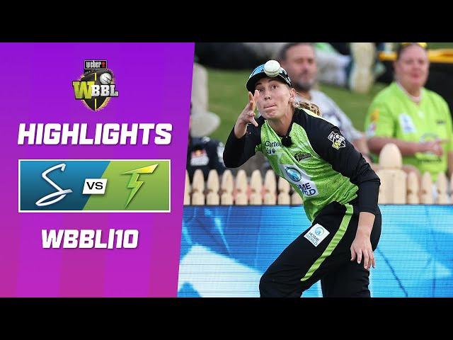 Unreal Catches In Huge Game | Adelaide Strikers v Sydney Thunder #WBBL|10