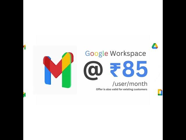 Google Workspace @85/user/month