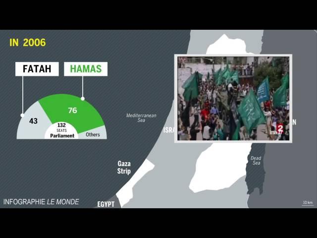 The situation in Gaza explained with a map