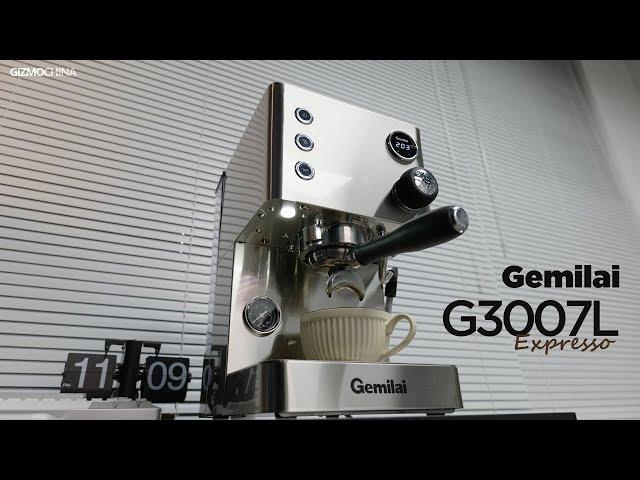 Gemilai G3007L Expresso Machine Review: The 'Pro' In Home-made Line