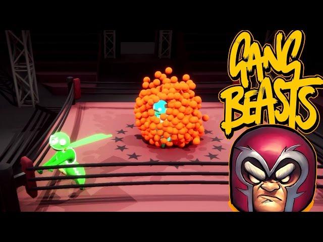 Gang Beasts - The Orange Magneto [Father and Son Gameplay]